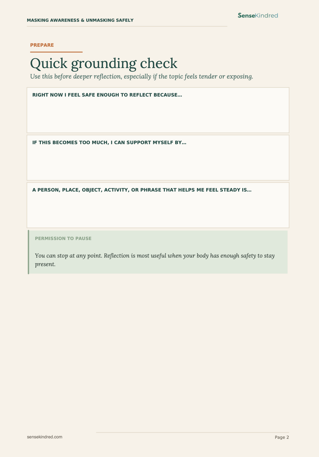Masking Awareness & Unmasking Safely