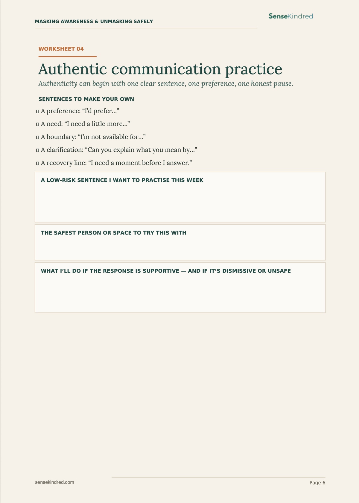 Masking Awareness & Unmasking Safely